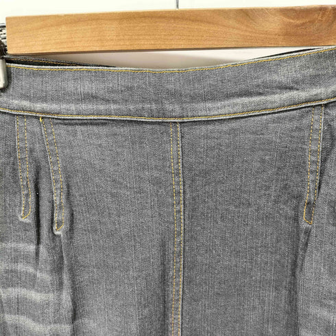 マレーラ MARELLA ストレッチ タイト デニムスカート ダブルジップ レディース 42