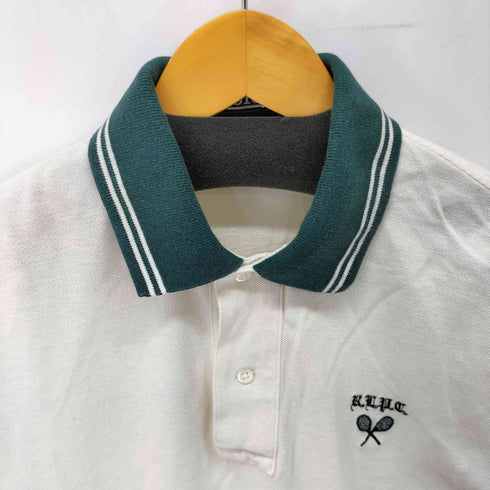 ポロバイラルフローレン Polo by RALPH LAUREN テニスロゴ 刺繍 コットン ポロシャツ メンズ import:L