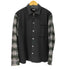 コムデギャルソンオム COMME des GARCONS HOMME 田中オム ノルディック切替 ウールシャツ メンズ
