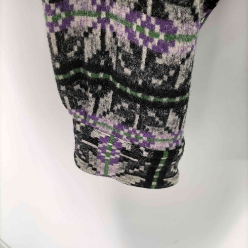 コムデギャルソンオム COMME des GARCONS HOMME 田中オム ノルディック切替 ウールシャツ メンズ