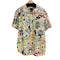 ルーカ RVCA 総柄プリント S/S シャツ メンズ import:L