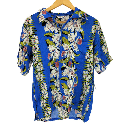 Patina Surf レーヨン 花柄 アロハシャツ メンズ import:L