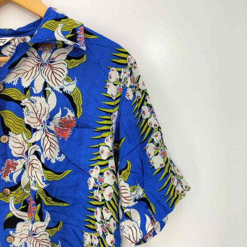 Patina Surf レーヨン 花柄 アロハシャツ メンズ import:L