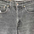 リーバイス Levis 00S USA製550 RELAXED FIT 後染めブラック テーパードデニム メンズ 31×34