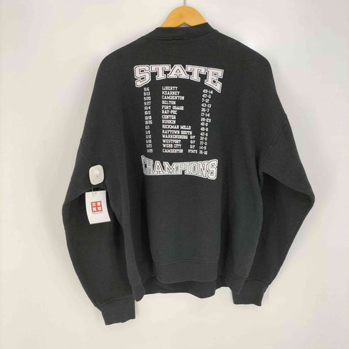 フルーツオブザルーム FRUIT OF THE LOOM 90s USA製 EXCELSIOR SPRINGS TIGERS 両面プリント モックネックスウェット メンズ import:XL