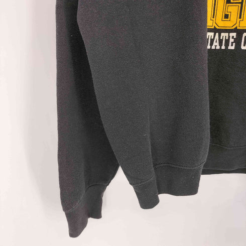フルーツオブザルーム FRUIT OF THE LOOM 90s USA製 EXCELSIOR SPRINGS TIGERS 両面プリント モックネックスウェット メンズ import:XL