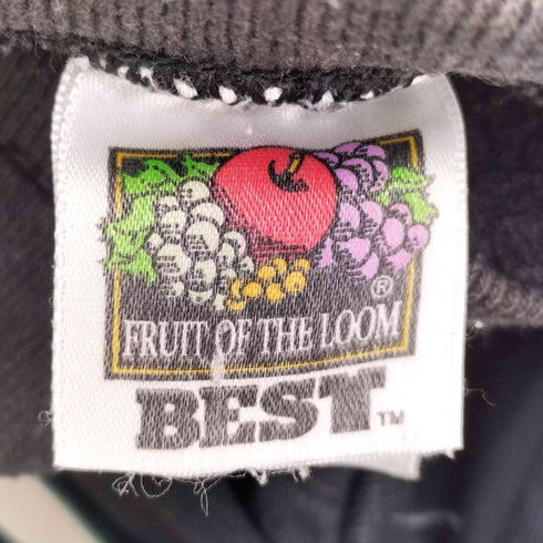 フルーツオブザルーム FRUIT OF THE LOOM 90s USA製 EXCELSIOR SPRINGS TIGERS 両面プリント モックネックスウェット メンズ import:XL