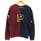 ポロラルフローレン POLO RALPH LAUREN パイルロゴ ワッペン ドッキング クルーネック スウェット メンズ import:L