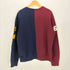 ポロラルフローレン POLO RALPH LAUREN パイルロゴ ワッペン ドッキング クルーネック スウェット メンズ import:L