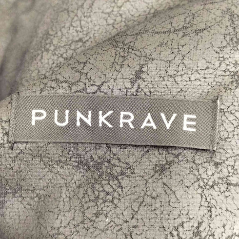 PUNK RAVE ダブルメタルジップ付ダークパンク ロングコート レディース