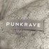 PUNK RAVE ダブルメタルジップ付ダークパンク ロングコート レディース