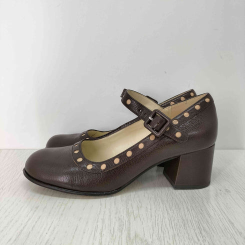 クラークス Clarks メリージェーン シューズ レザー ヒール レディース JPN:24