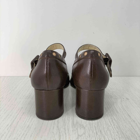 クラークス Clarks メリージェーン シューズ レザー ヒール レディース JPN:24