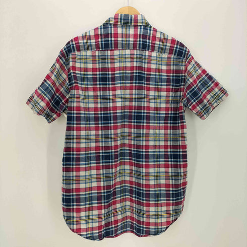 ポロバイラルフローレン Polo by RALPH LAUREN AUTHENTIC BLEEDING MADRAS CLASSIC FIT MADRAS インド製 コットン マドラス チェック S/S シャツ メンズ import:M