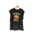 00S USA製 DELTA PRO WEIGHTボディ MILWAUKEE セクシーガール ファイヤー バイク プリント ノースリーブ Tシャツ メンズ import:XL