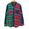 ポロラルフローレン POLO RALPH LAUREN CLASSIC FIT チンストラップ マルチチェック L/S ワーク ネル シャツ メンズ import:L