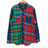 ポロラルフローレン POLO RALPH LAUREN CLASSIC FIT チンストラップ マルチチェック L/S ワーク ネル シャツ メンズ import:L