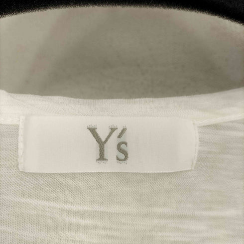 ワイズ Ys コットン100 変形ボーダー カーディガン レディース JPN:2