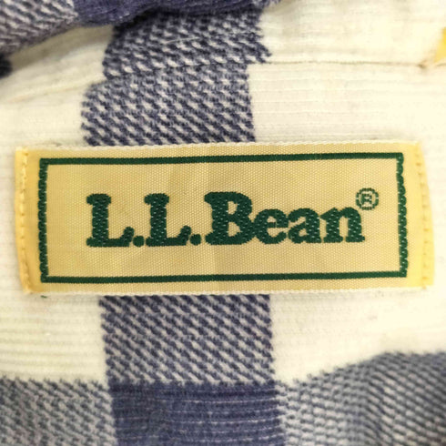 エルエルビーン L.L.Bean 70-80s コーデュロイ チェック ボタンダウンシャツ メンズ