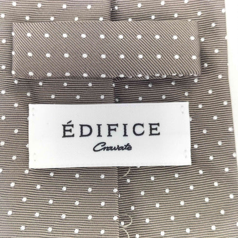 エディフィス EDIFICE ドット シルクネクタイ メンズ