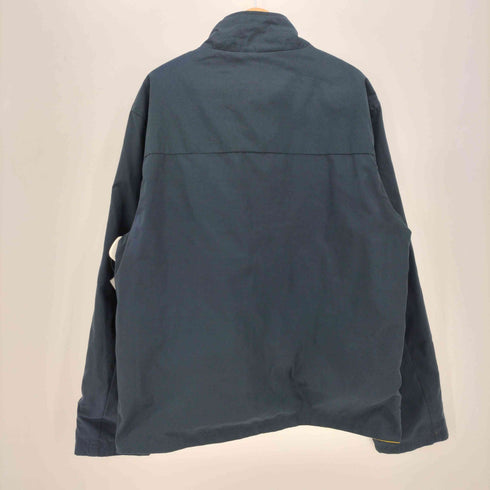 トミージーンズ tommy jeans 00S フロント ロゴ リバーシブル スタンドカラー ジップアップ ジャケット メンズ import:XL