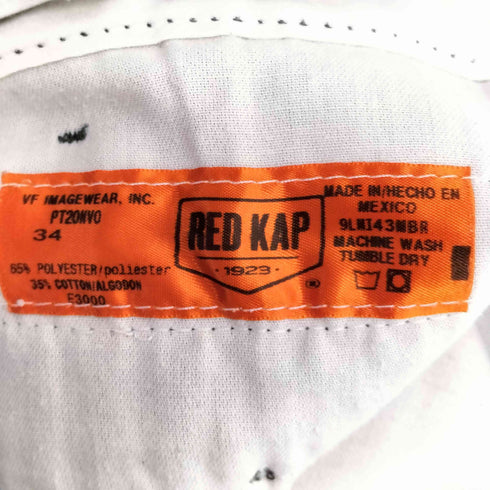 レッドキャップ RED KAP ワークパンツ メンズ 34