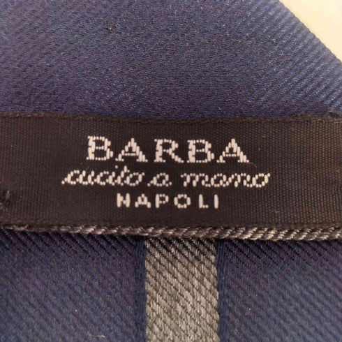 バルバ BARBA シルク100% ストライプネクタイ メンズ