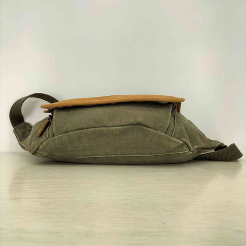 エルエルビーン L.L.Bean キャンバス レザー マルチポケット メッセンジャーバッグ メンズ
