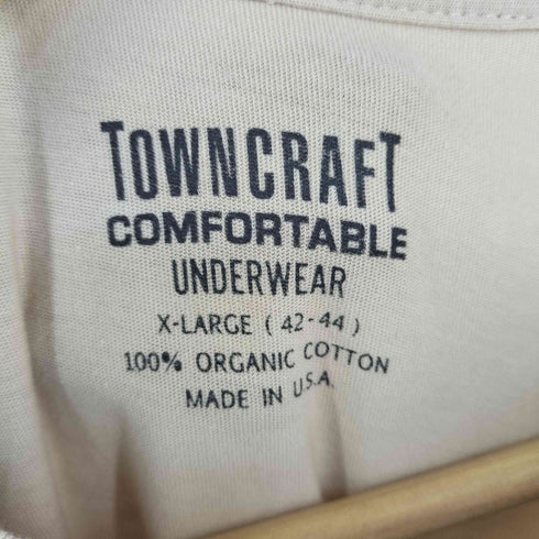 タウンクラフト TOWNCRAFT USA製 オーガニックコットン Tシャツ メンズ import:XL