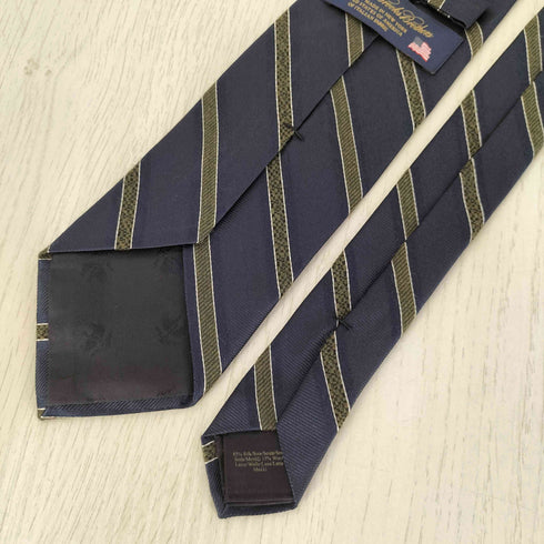 ブルックスブラザーズ BROOKS BROTHERS リネン ウール ストライプ ネクタイ メンズ