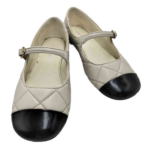 チャールズアンドキース CHARLES&KEITH トゥキャップ キルトメリージェーン パンプス レディース 38