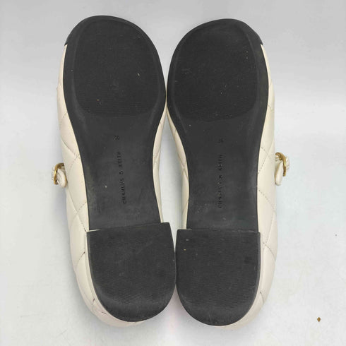 チャールズアンドキース CHARLES&KEITH トゥキャップ キルトメリージェーン パンプス レディース 38