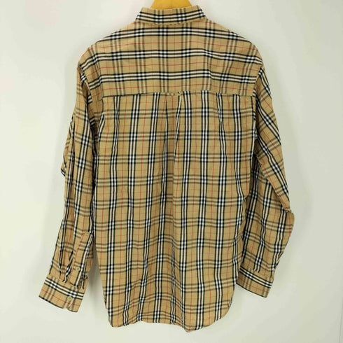 バーバリーズ BURBERRYS 90S OLD USA製 L/S ノバチェック ボタンダウン ドレス シャツ メンズ import:M