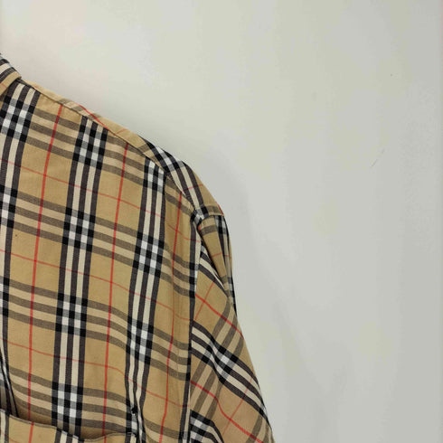 バーバリーズ BURBERRYS 90S OLD USA製 L/S ノバチェック ボタンダウン ドレス シャツ メンズ import:M