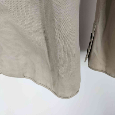 ポールスミスロンドン Paul Smith LONDON 00S L/S ミリタリー マチ付き ポケット マオカラー シャツ メンズ import:L