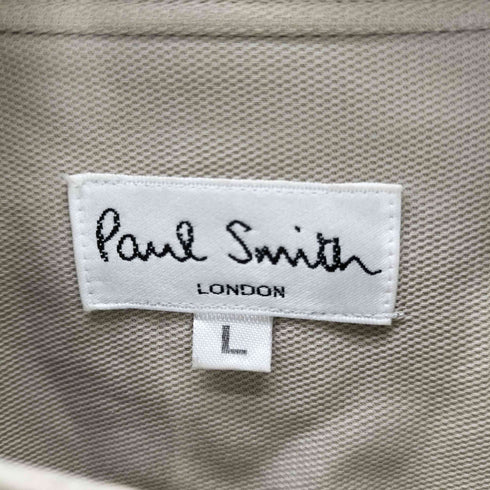 ポールスミスロンドン Paul Smith LONDON 00S L/S ミリタリー マチ付き ポケット マオカラー シャツ メンズ import:L
