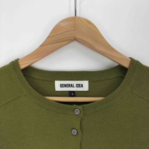 GENERAL IDEA シグネチャークルーネックカーディガン レディース import:S