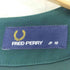 フレッドペリー FRED PERRY ロゴ刺繍 バックジップ クルーネック ショートスリーブ ワンピース レディース UK:10