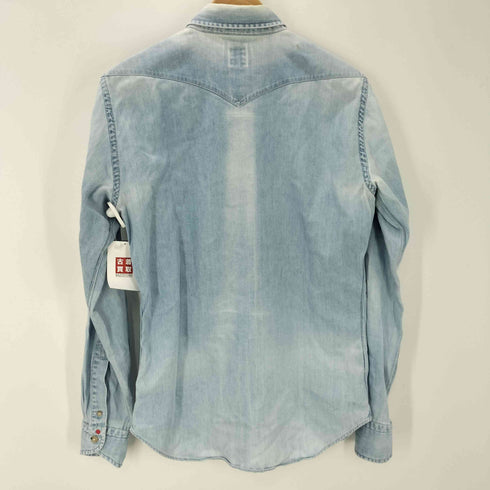 BOLZONELLA ボルゾネッラ MADE IN ITALY イタリア製 L/S シャンブレー シャツ メンズ import:S