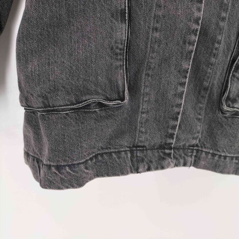 スタイリング styling ノーカラーデニムジャケット レディース 1
