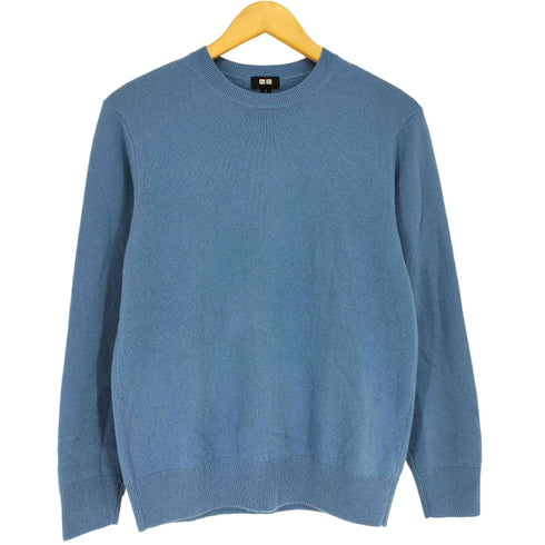 ユニクロ UNIQLO カシミヤクルーネックセーター(長袖) メンズ JPN:S