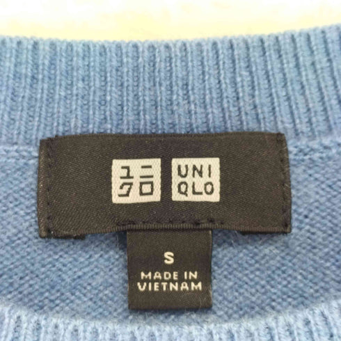 ユニクロ UNIQLO カシミヤクルーネックセーター(長袖) メンズ JPN:S