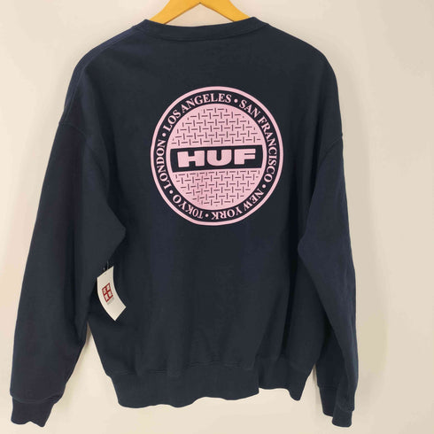 ハフ HUF 25AW MANHOLE CREWNECK マンホール クルーネック スウェット トレーナー メンズ import:M
