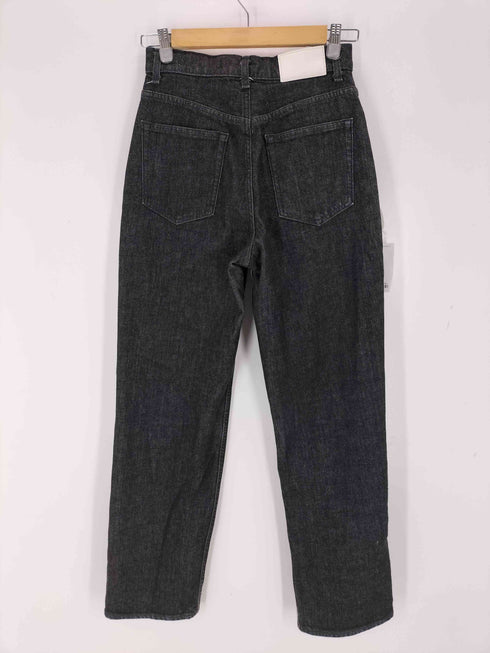 マウジー moussy PLAIN JEANS BLK STRAIGHT レディース 27