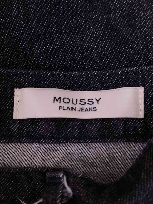 マウジー moussy PLAIN JEANS BLK STRAIGHT レディース 27