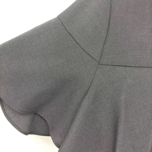 ノーリーズ NOLLEY’S 24ss ウォッシャブル麻調ラッフルブラウス レディース JPN:38