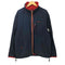 トミーヒルフィガー TOMMY HILFIGER 90s ロゴ刺繍 インナー フリース スタンドカラー ナイロン ジャケット メンズ import:L