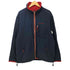 トミーヒルフィガー TOMMY HILFIGER 90s ロゴ刺繍 インナー フリース スタンドカラー ナイロン ジャケット メンズ import:L