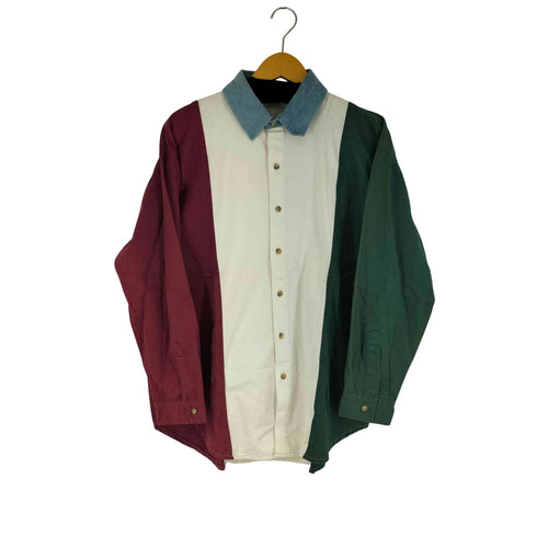 VICTORIA マルチカラー コットン L/S シャツ メンズ JPN:L