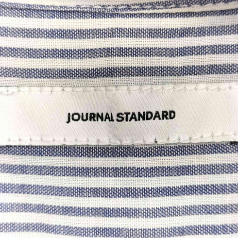 ジャーナルスタンダード JOURNAL STANDARD コットン ストライプ ノースリーブ シャツワンピース レディース JPN:38